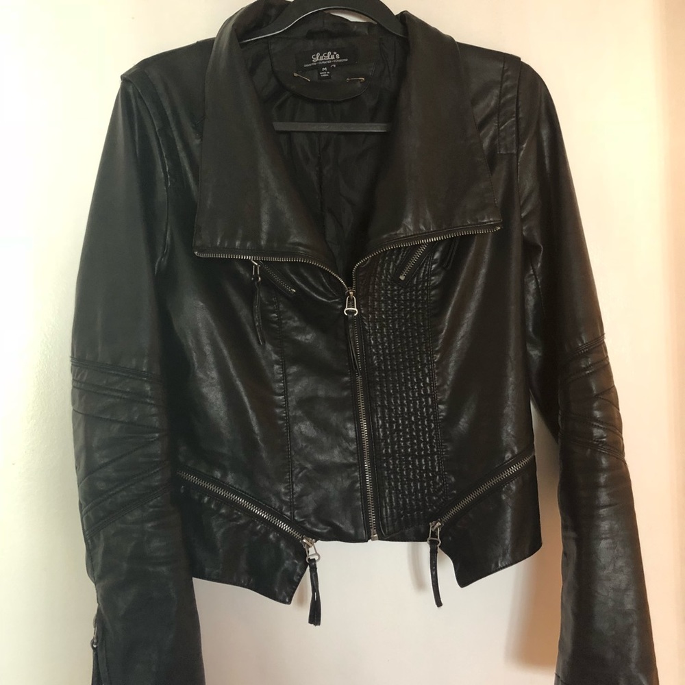 Black pleather jacket